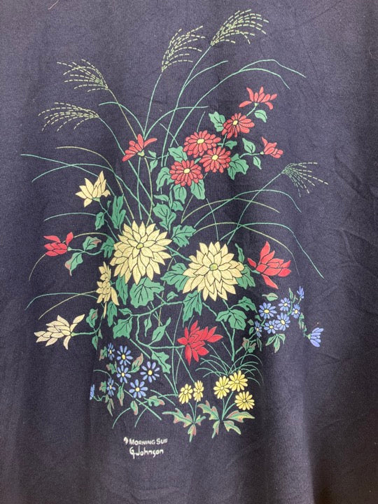 “Flowers” Print Sweater (L)