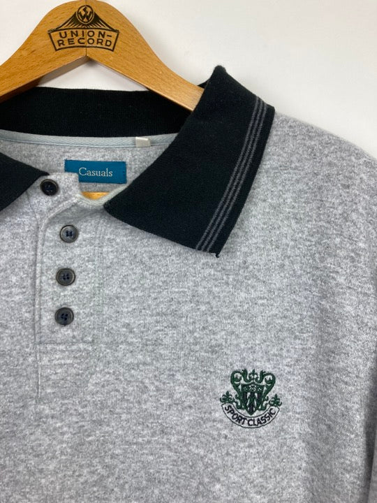 “Sport Classic” button sweater (M)