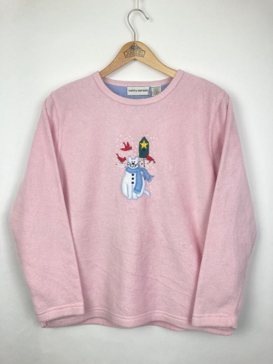 “Snowcat” Fleece Sweater (S)