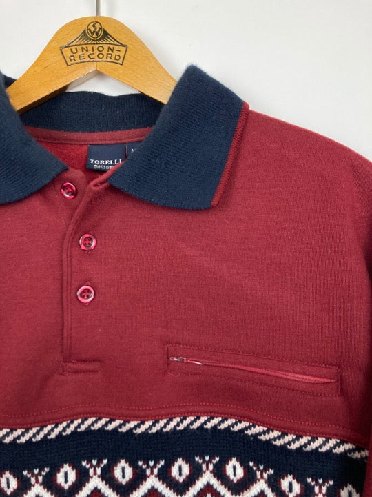 Torelli button sweater (M)