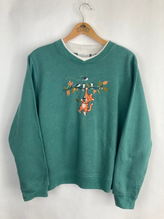 Cat & Bird Sweater (S)