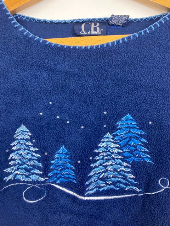 Winter Forest Fleece Sweater (M)