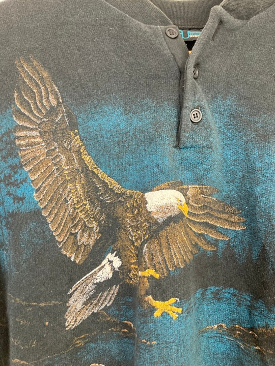 “Eagle” button sweater (S)