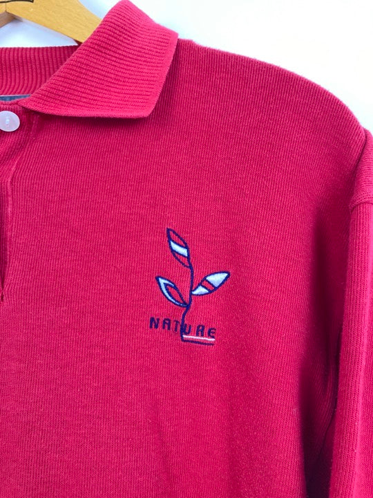 “Nature” button sweater (S)