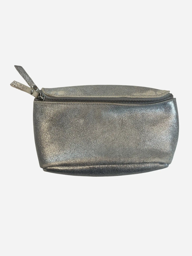 Metallic Clutch Tasche Silber Y2k