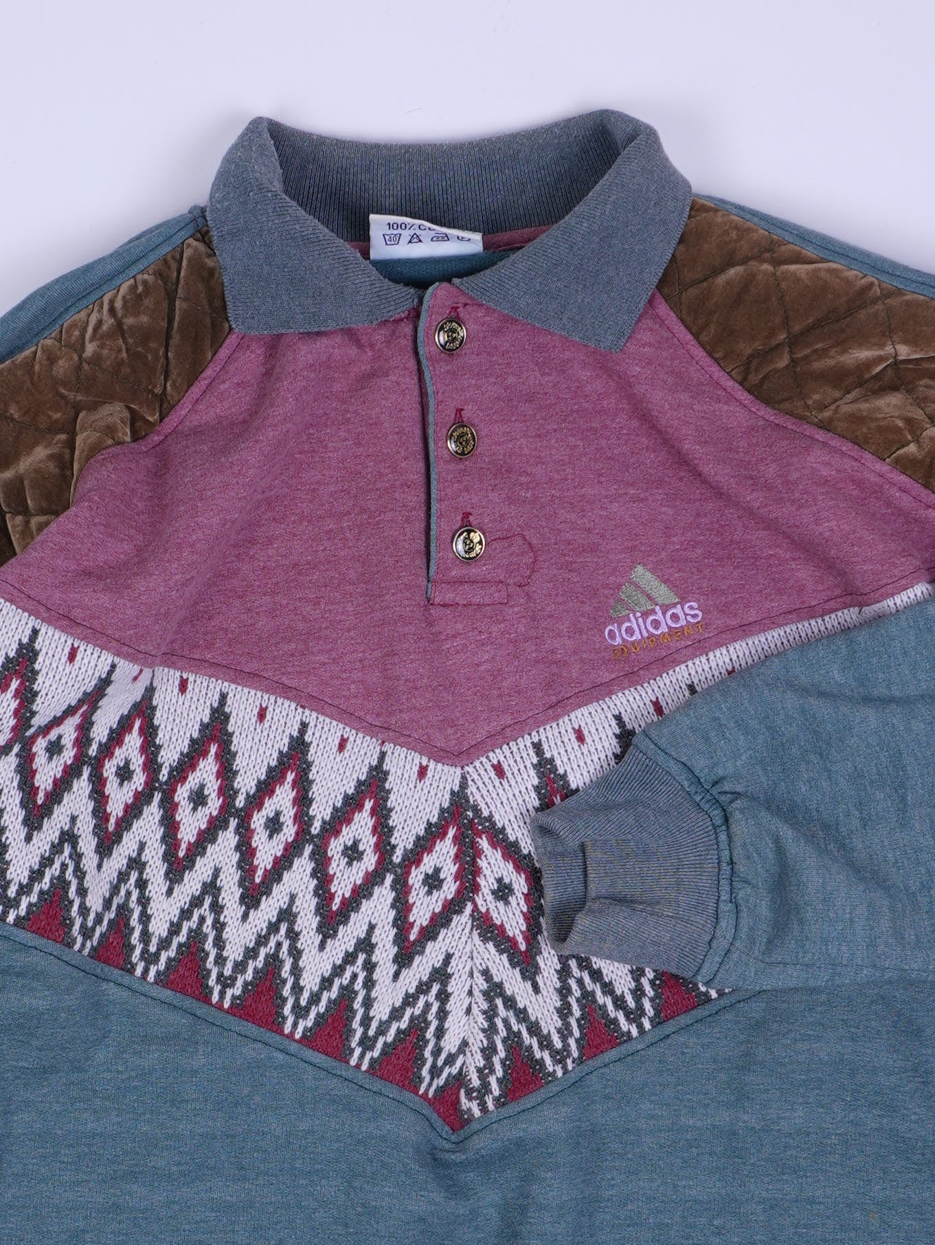 Adidas Half Button Sweater (XL)