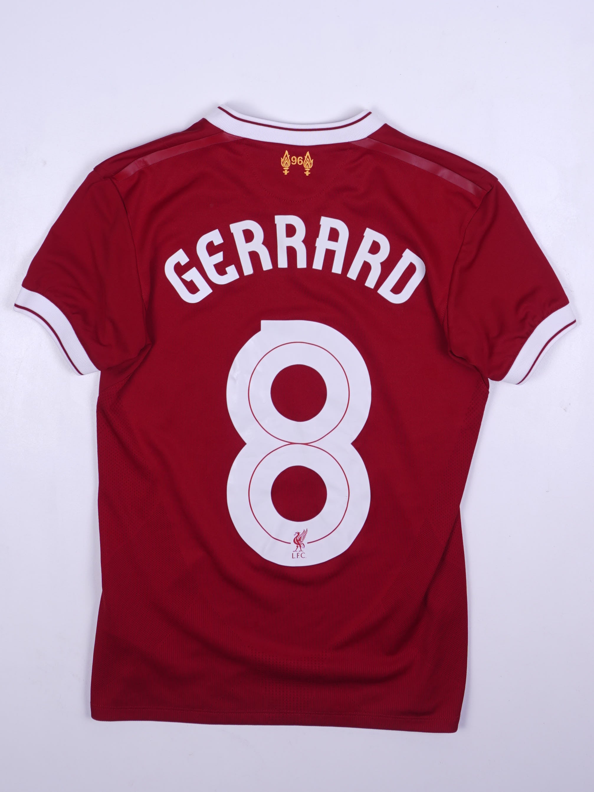 New Balance Liverpool Gerrard 8 2017/18 Heim Trikot (S)