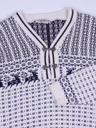 Vintage Half Button Sweater (XL)