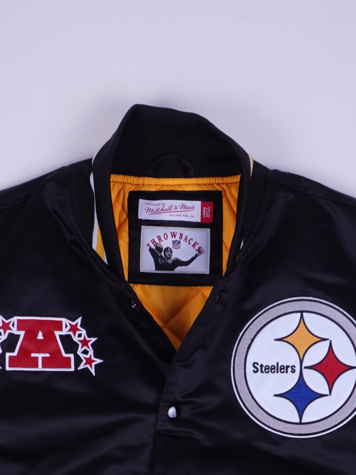 Mitchell & Ness Steelers NFL College Jacke (L)