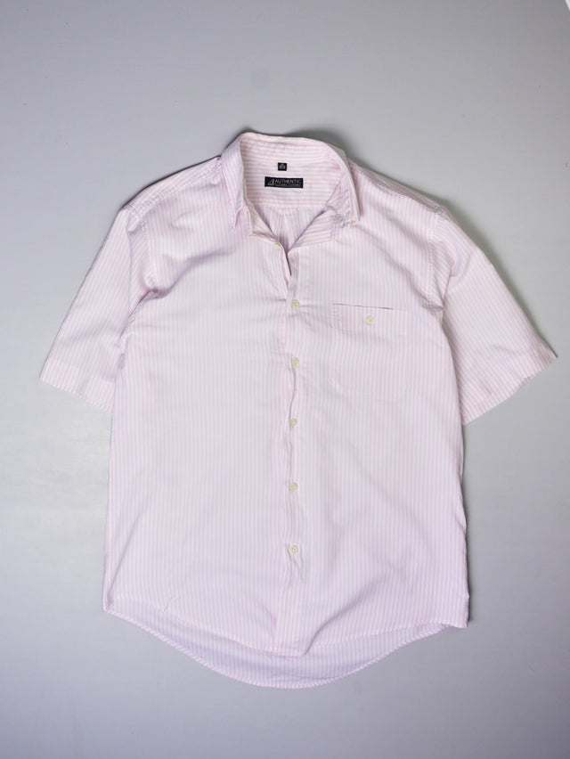 Authentic Gestreiftes Kurzarmhemd (M)