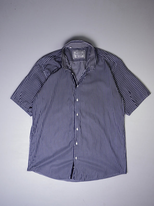 Yachting & Co Gestreiftes Kurzarmhemd (XL)