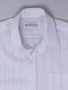 Vintage Gestreiftes Kurzarmhemd (M)