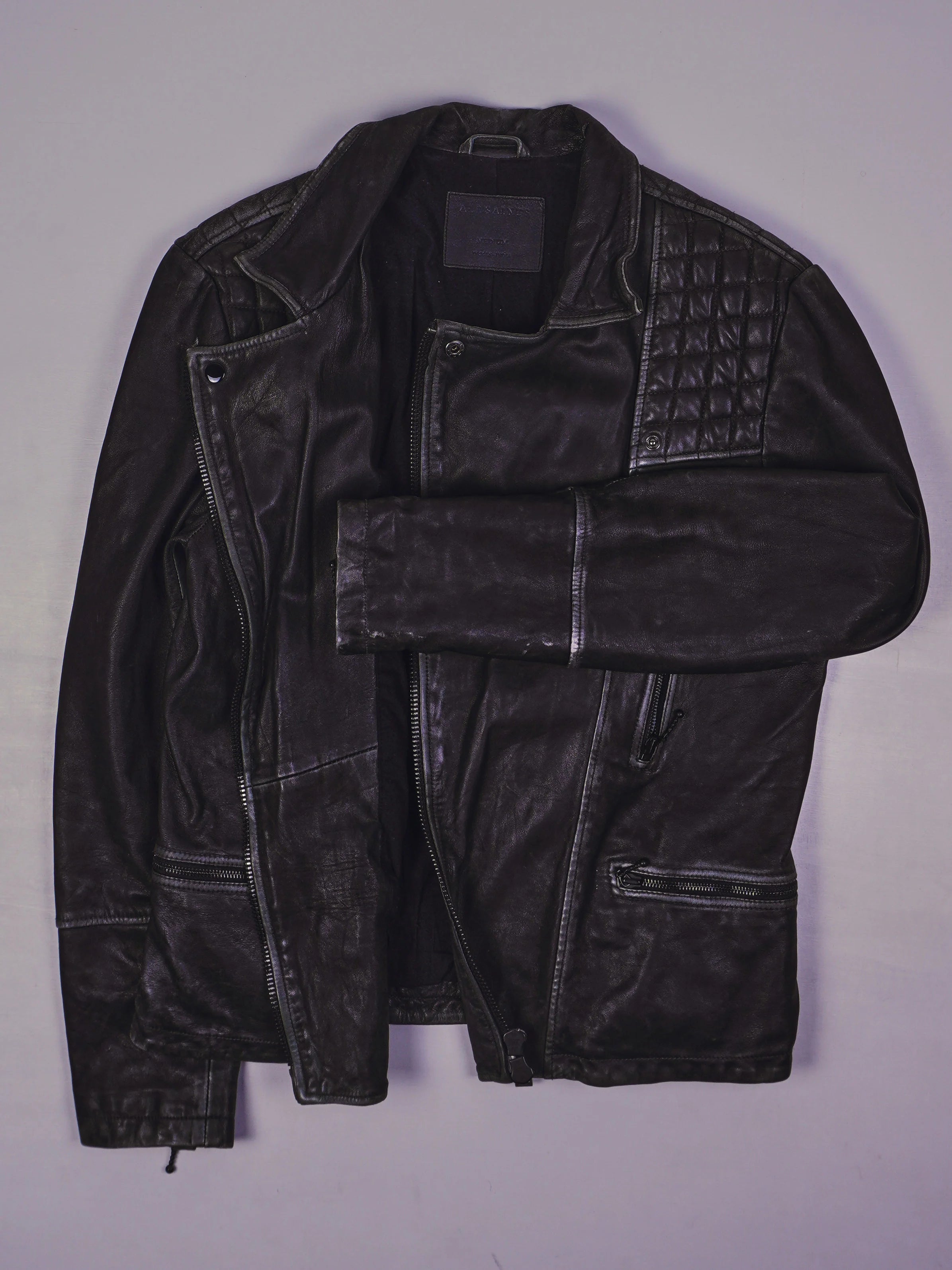 Vintage Lederjacke (M)