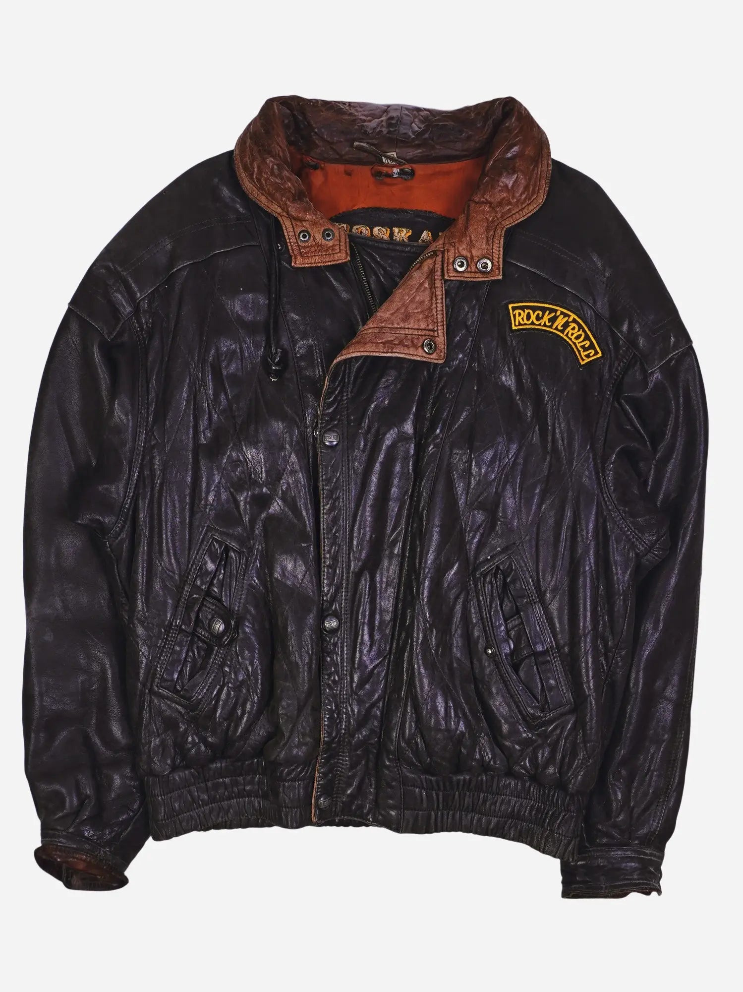 Vintage Rocker Lederjacke (L)