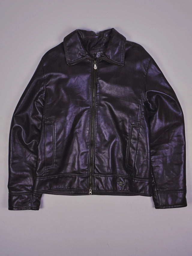 Vintage R.C.A Lederjacke (M)