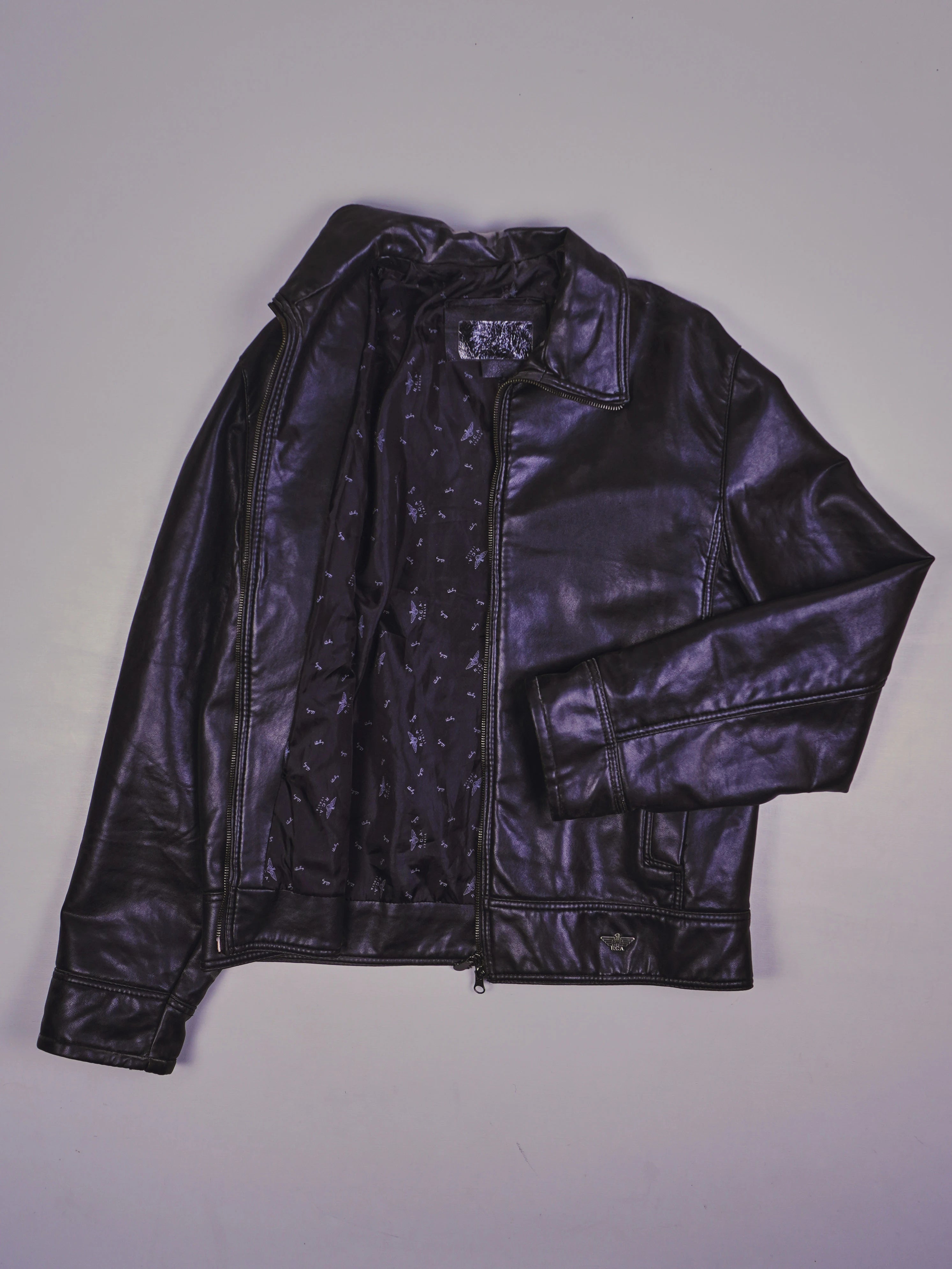 Vintage R.C.A Lederjacke (M)