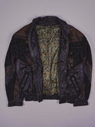 Vintage Biker Lederjacke (L)