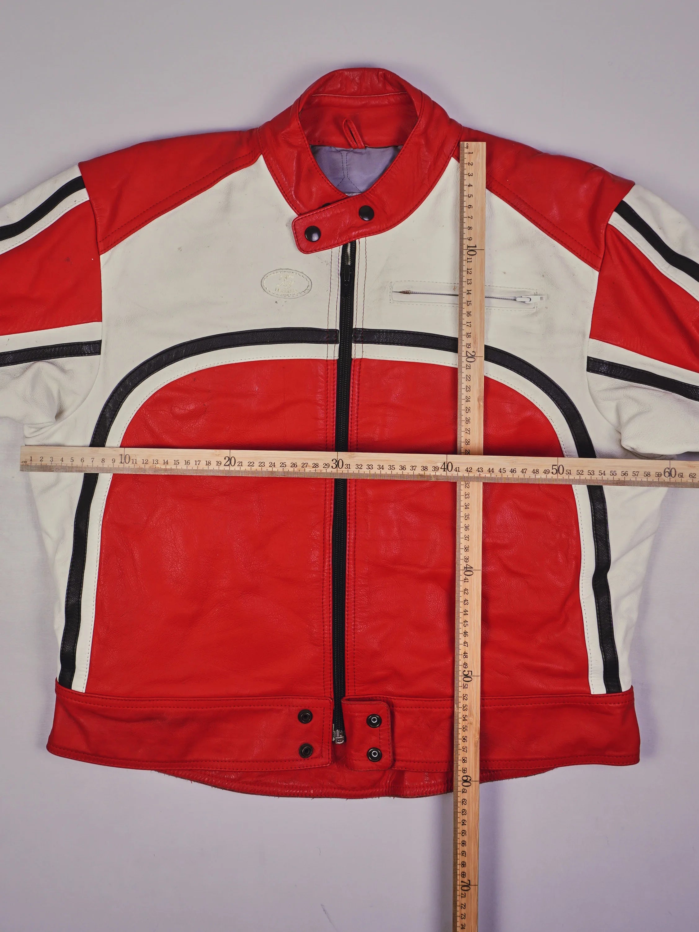 Vintage Racer Lederjacke (XL)