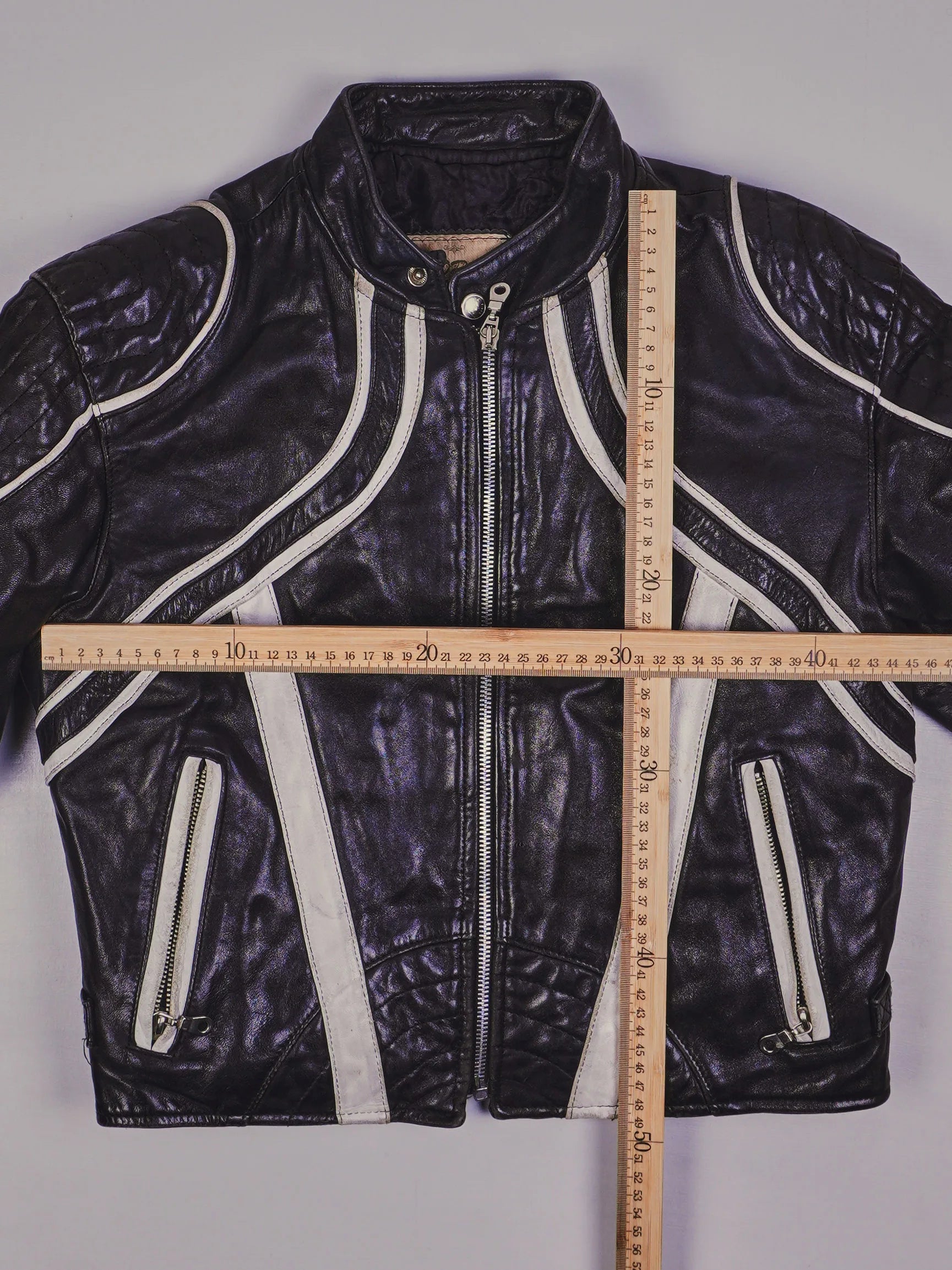 Vintage Racer Lederjacke (s)