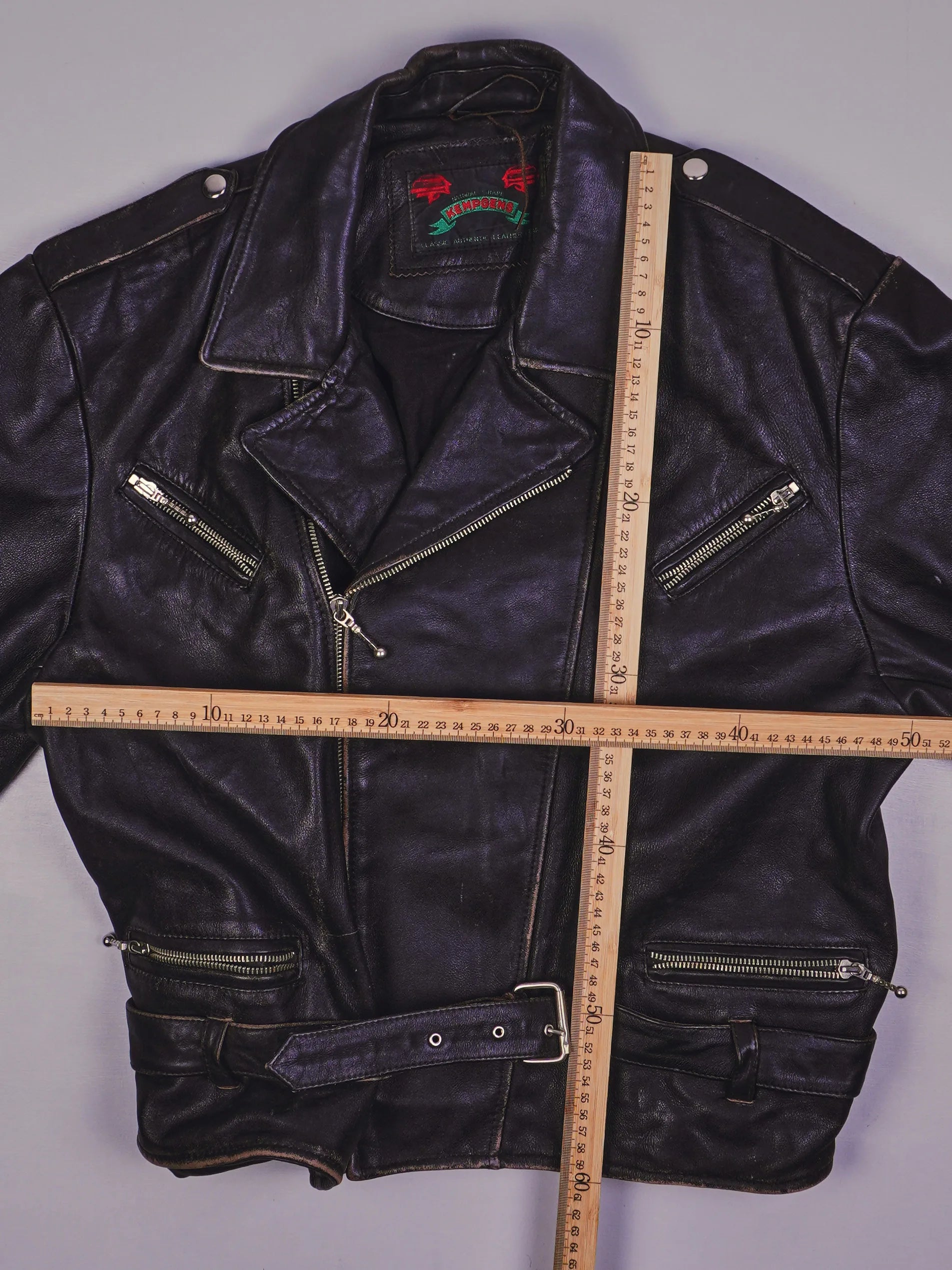 Vintage Rocker Lederjacke (S)