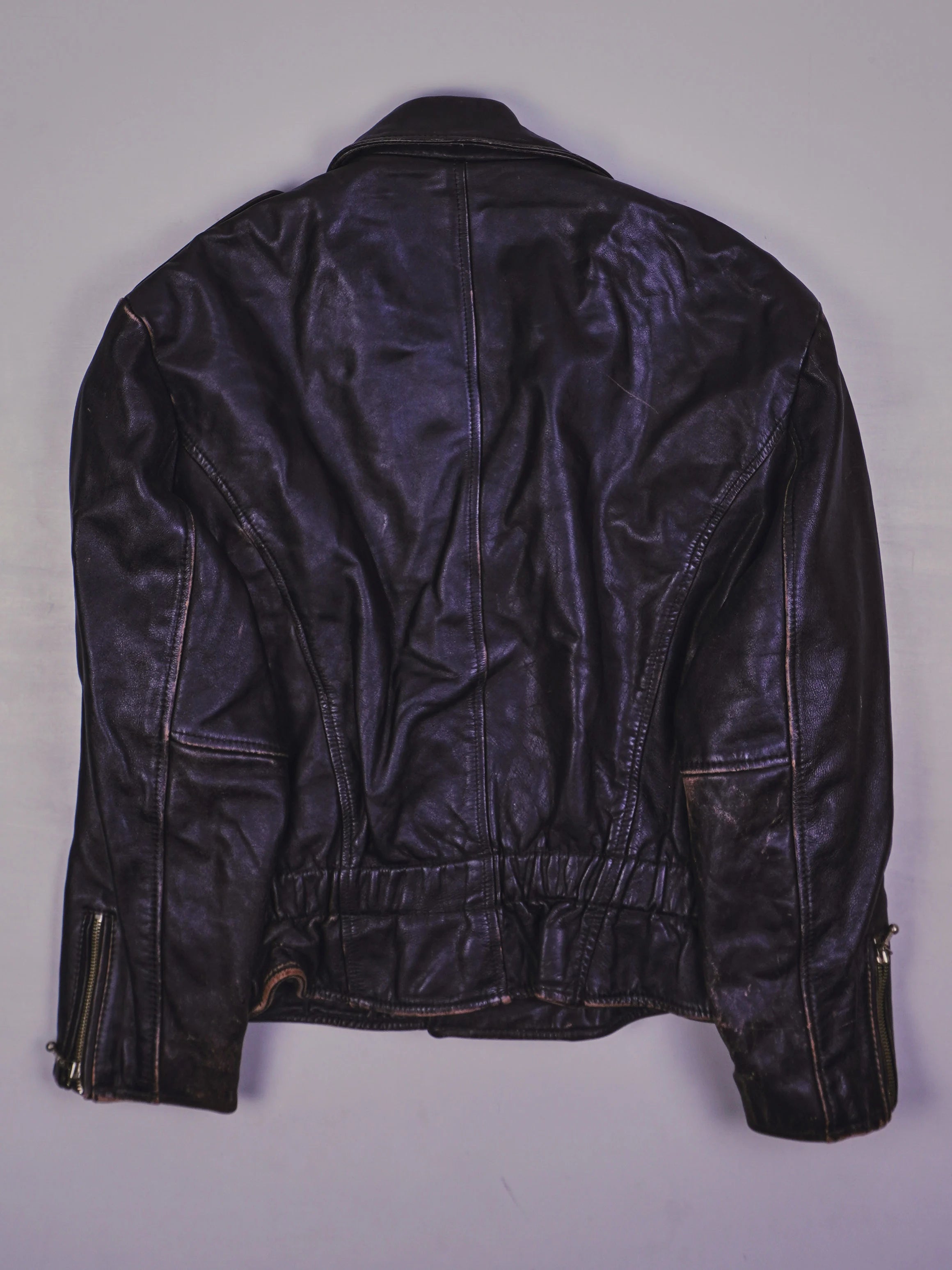 Vintage Rocker Lederjacke (S)