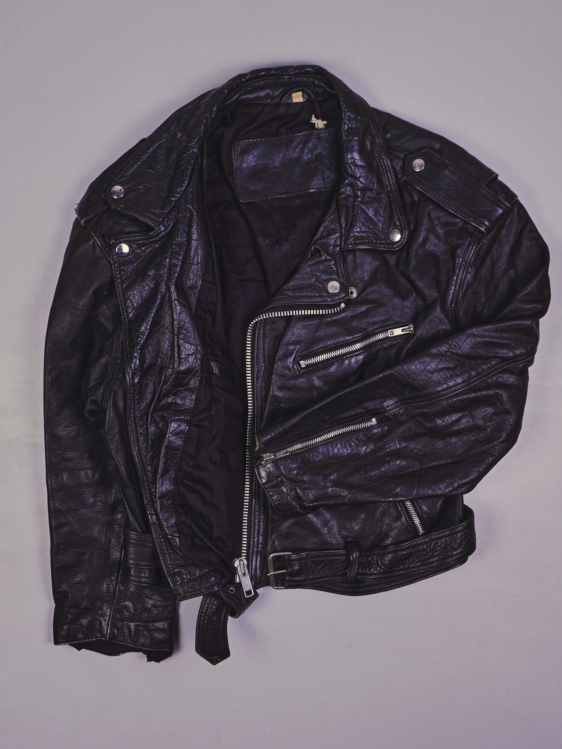 Vintage Rocker Lederjacke (S)