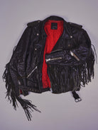 Vintage Indie Lederjacke (M)