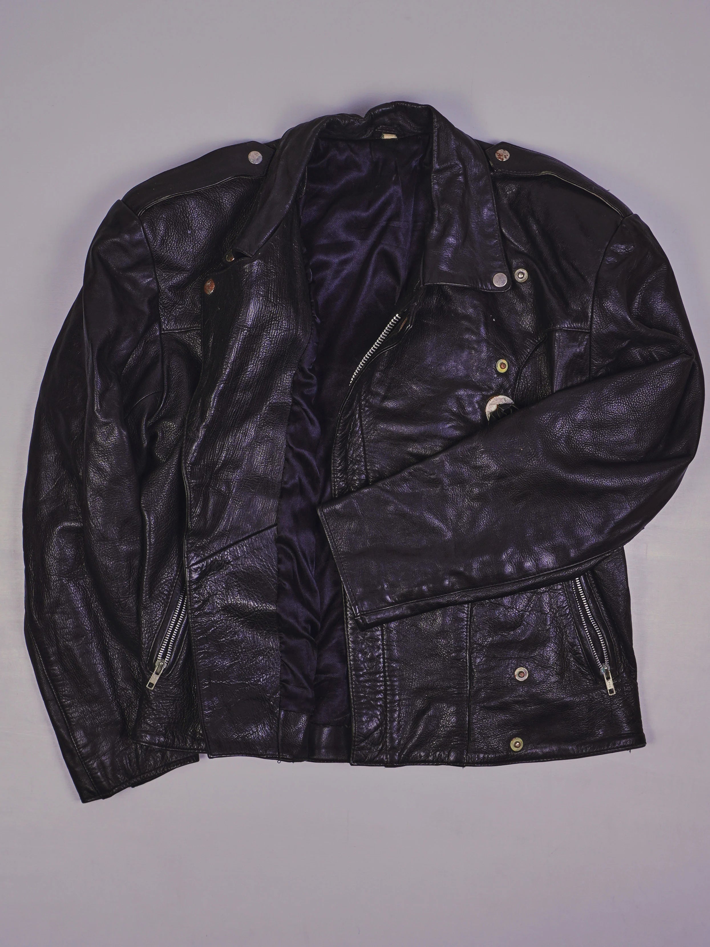 Vintage Lederjacke (M)