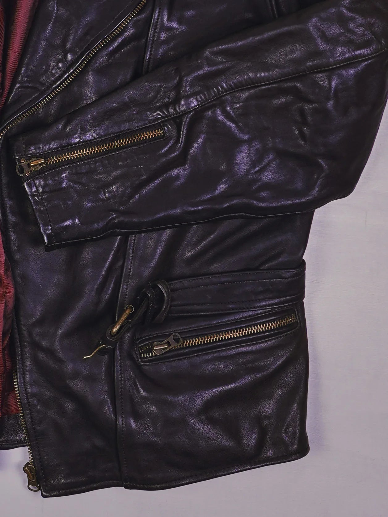 Vintage Lederjacke (M)