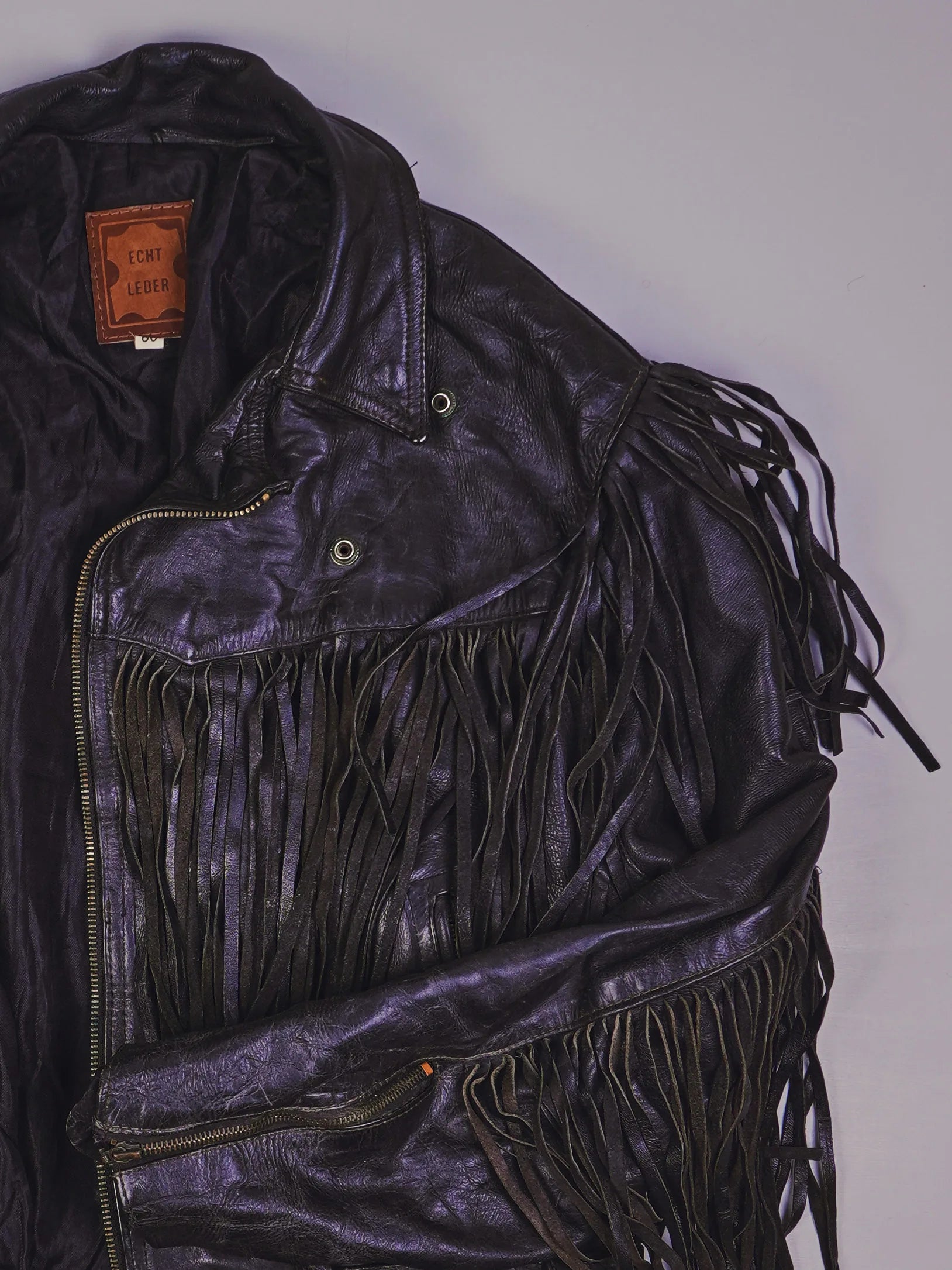 Vintage Indie Lederjacke (M)