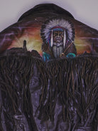 Vintage Indie Lederjacke (M)