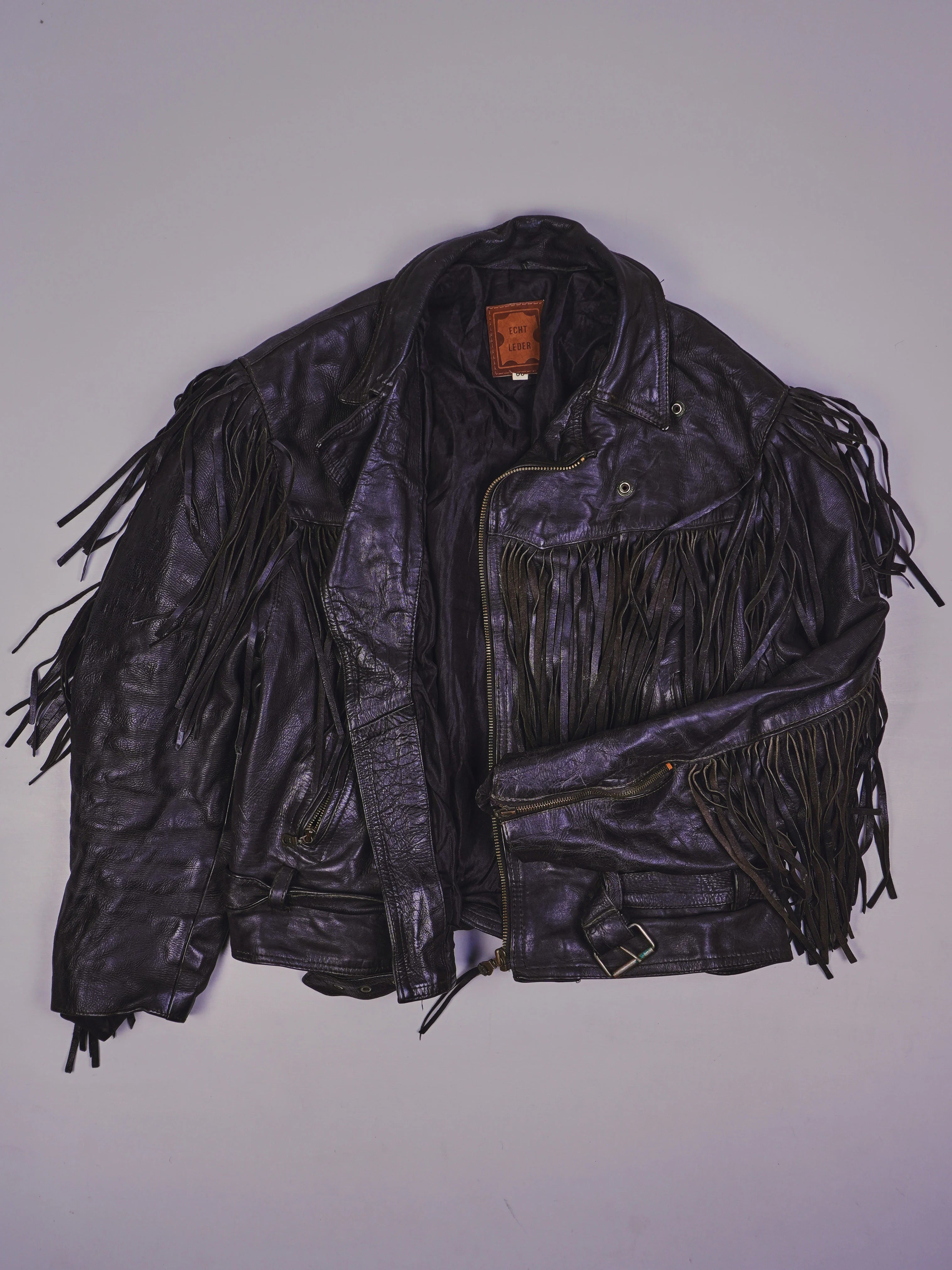 Vintage Indie Lederjacke (M)