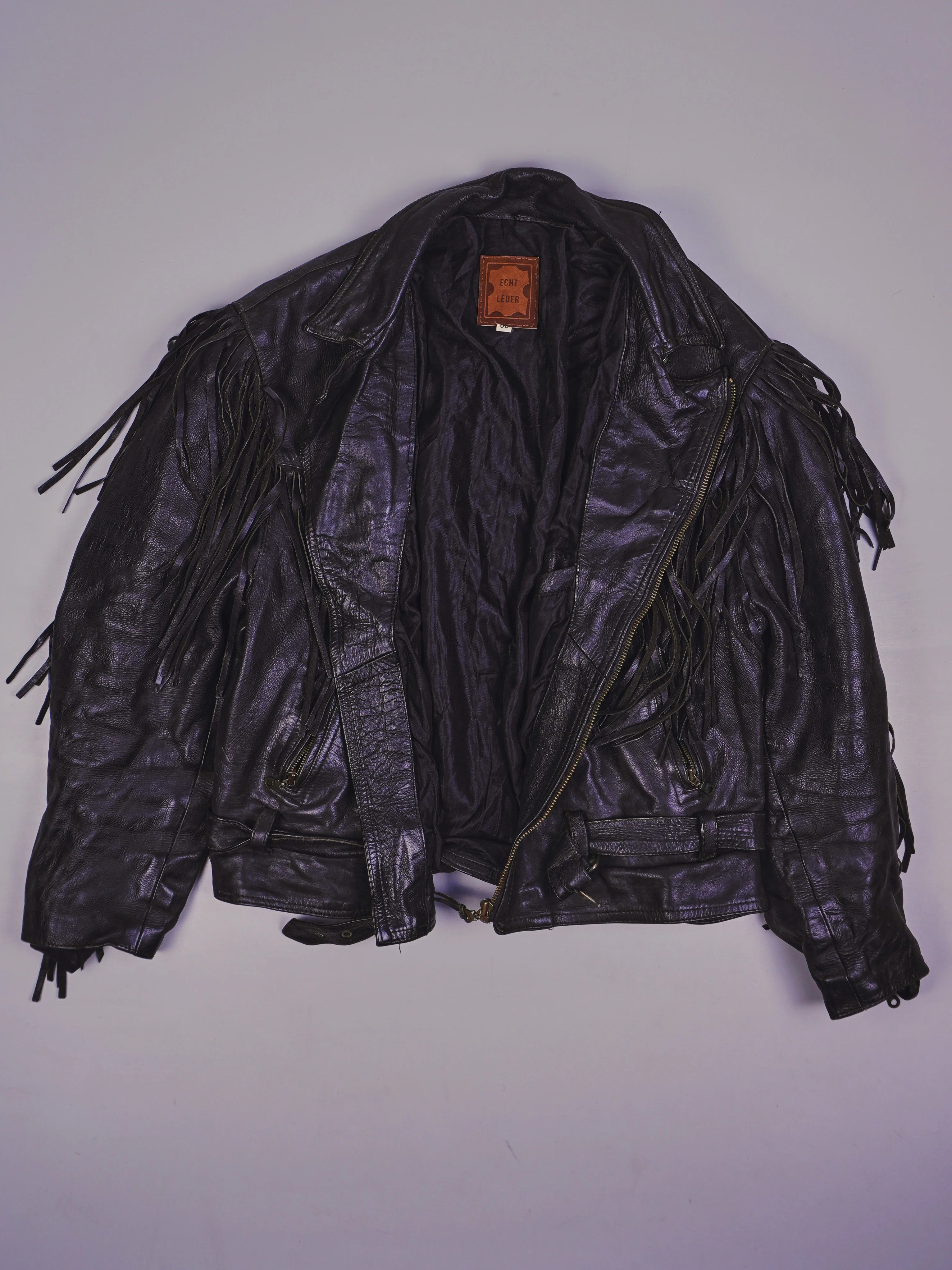 Vintage Indie Lederjacke (M)
