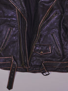 Vintage Rocker Lederjacke (L)