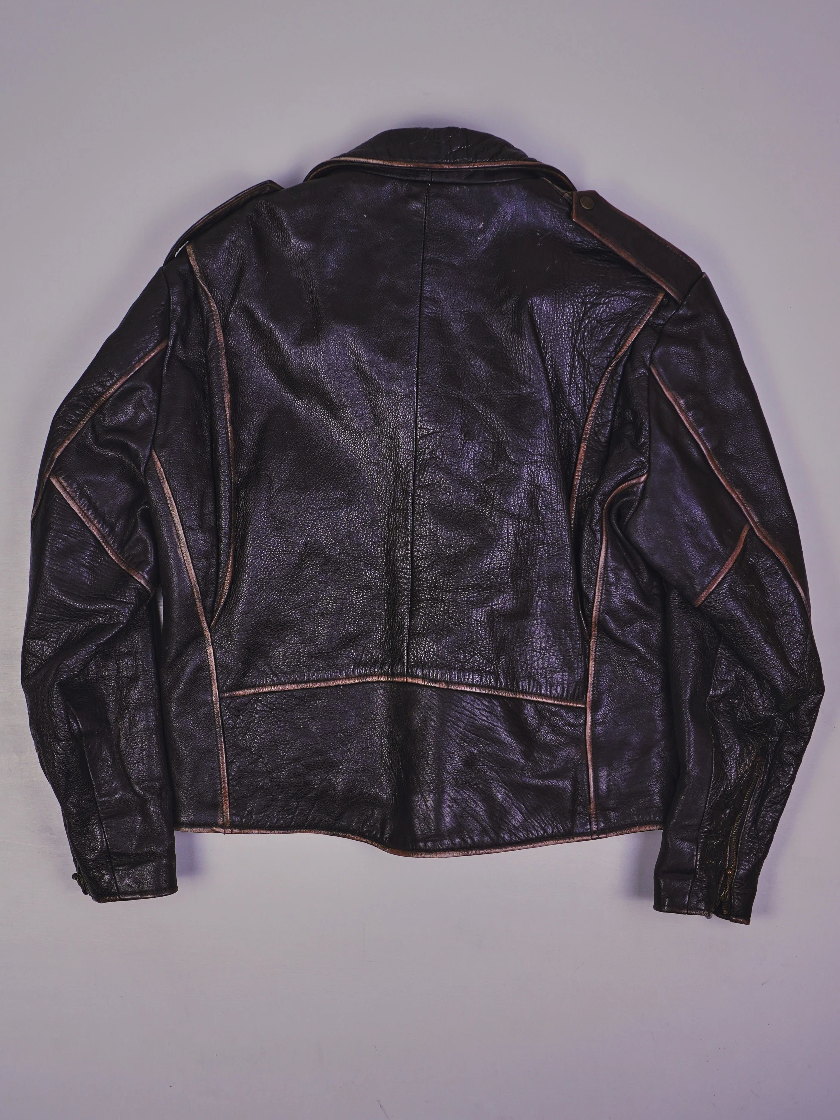 Vintage Rocker Lederjacke (L)