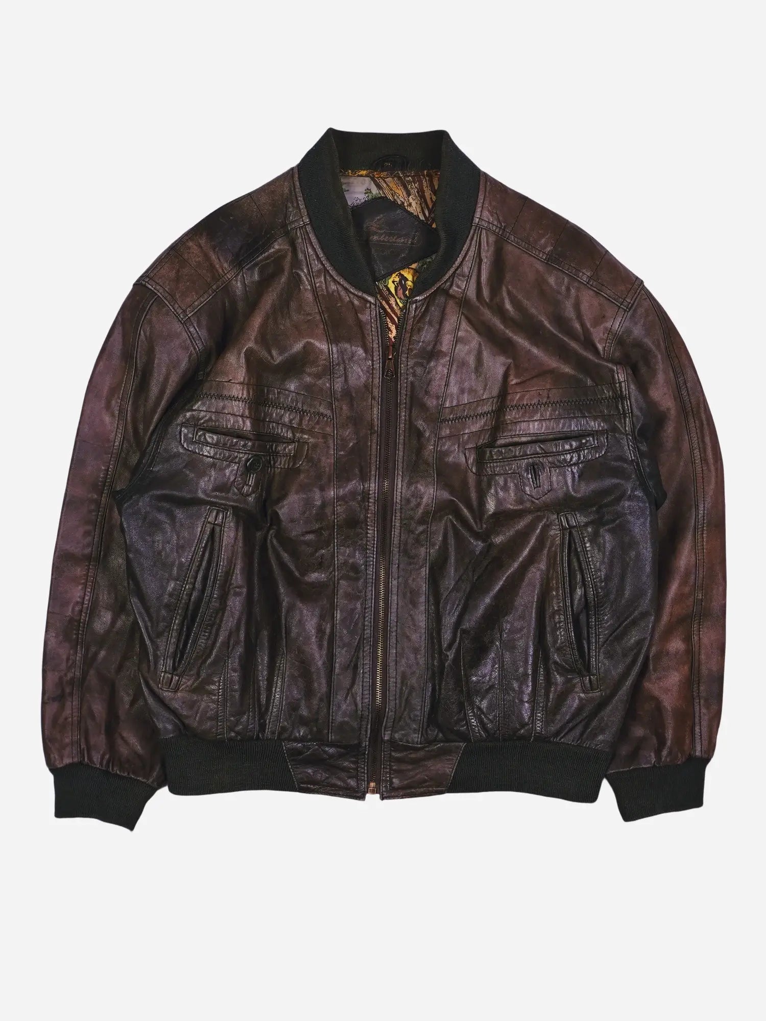 Vintage Lederjacke (M)