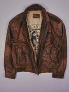 Vintage Piloten Lederjacke (s)