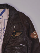 Vintage David Moore Piloten Jacke (XL)
