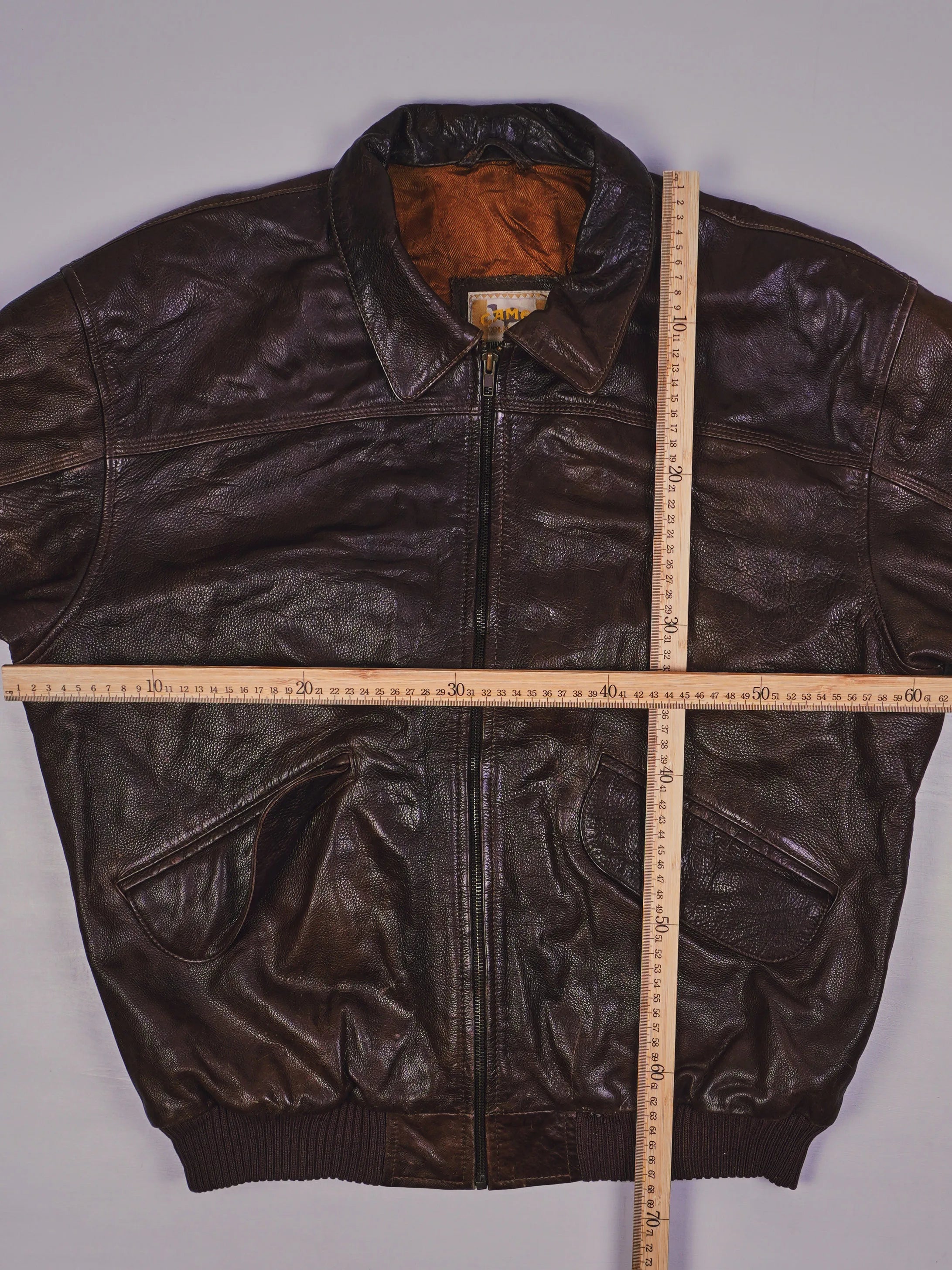 Vintage Camel Lederjacke (XL)