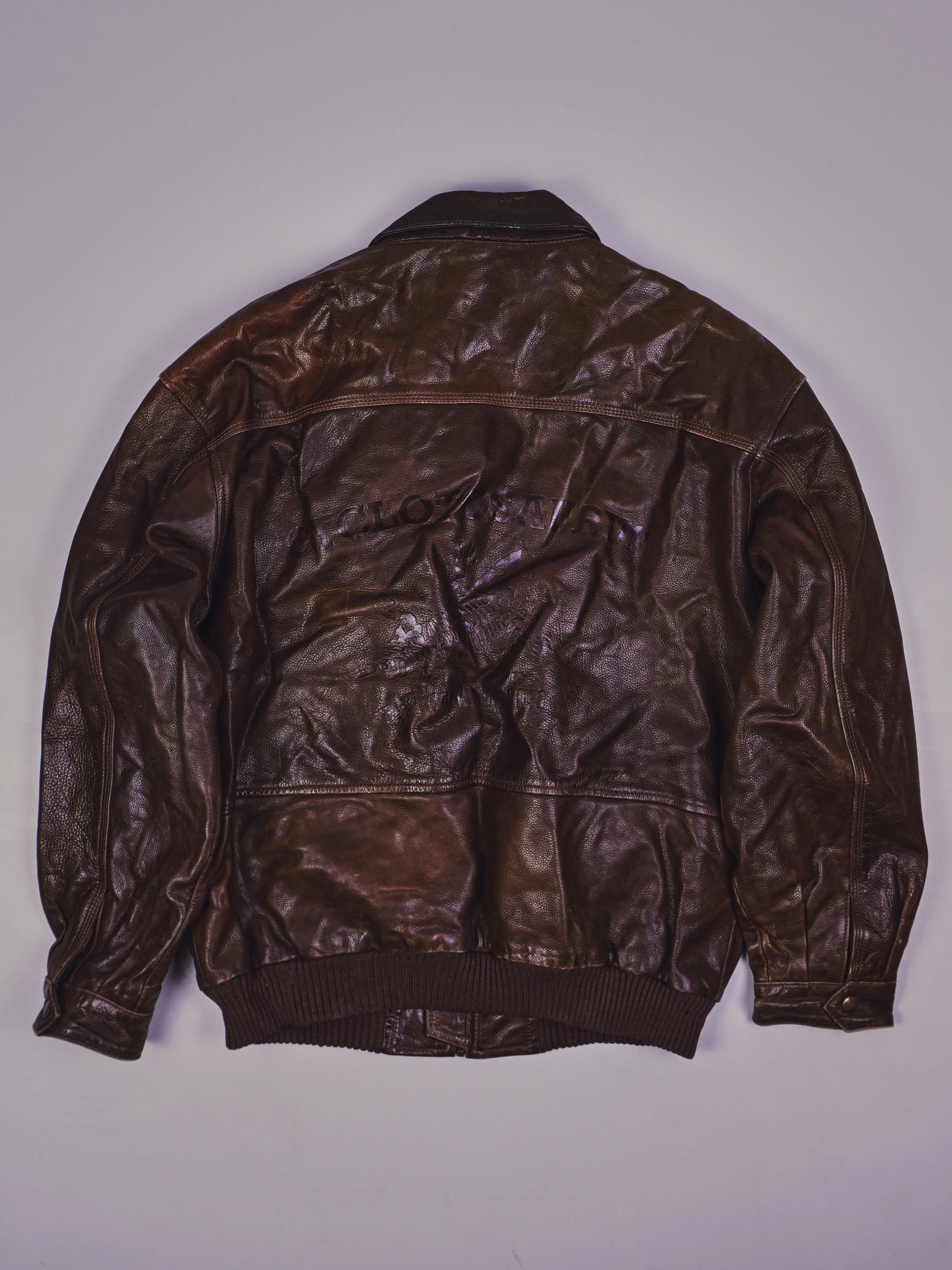 Vintage Camel Lederjacke (XL)