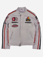 Vintage Kenvelo Racing Lederjacke (S)