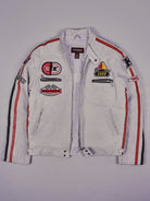 Vintage Kenvelo Racing Lederjacke (S)