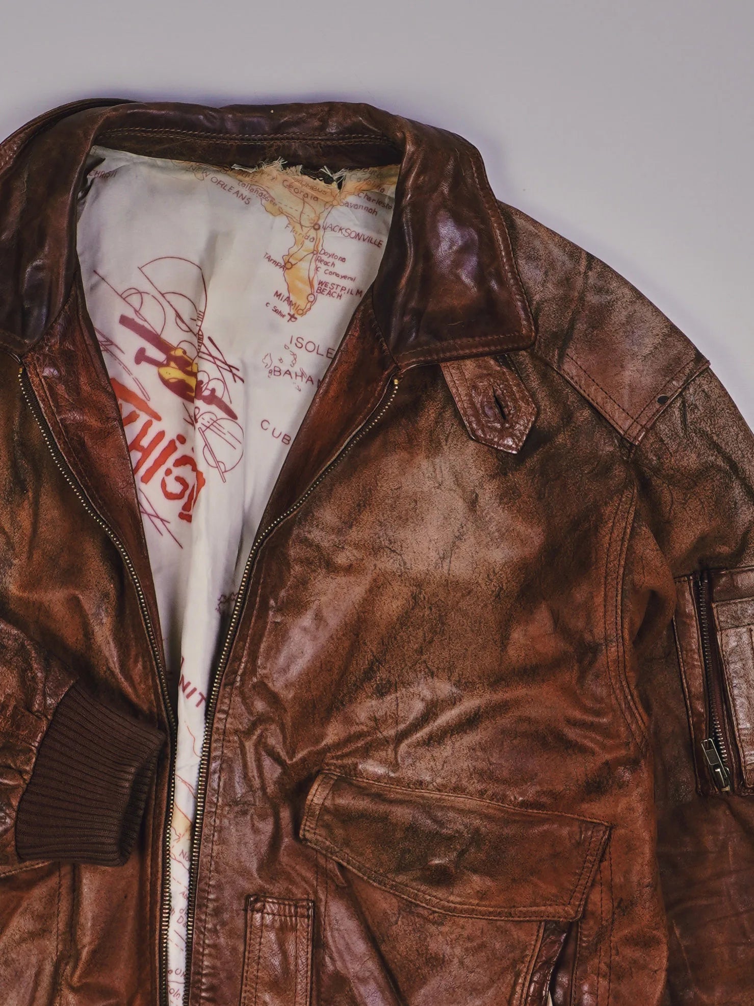 Vintage Fly High Piloten Jacke (S)