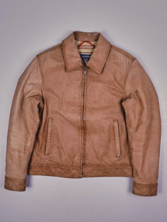 Vintage Tommy Hilfiger Lederjacke (XS)