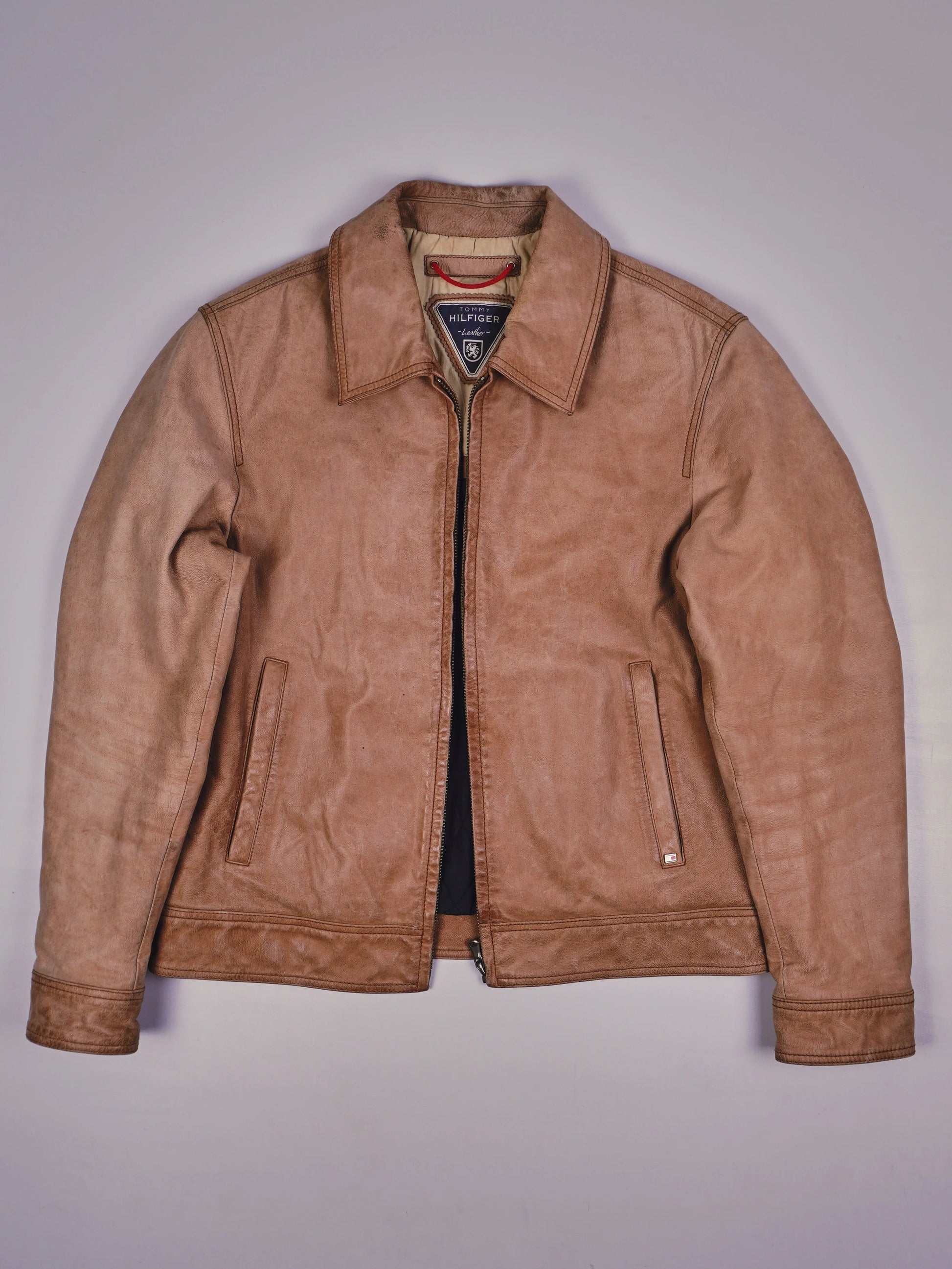 Vintage Tommy Hilfiger Lederjacke (XS)