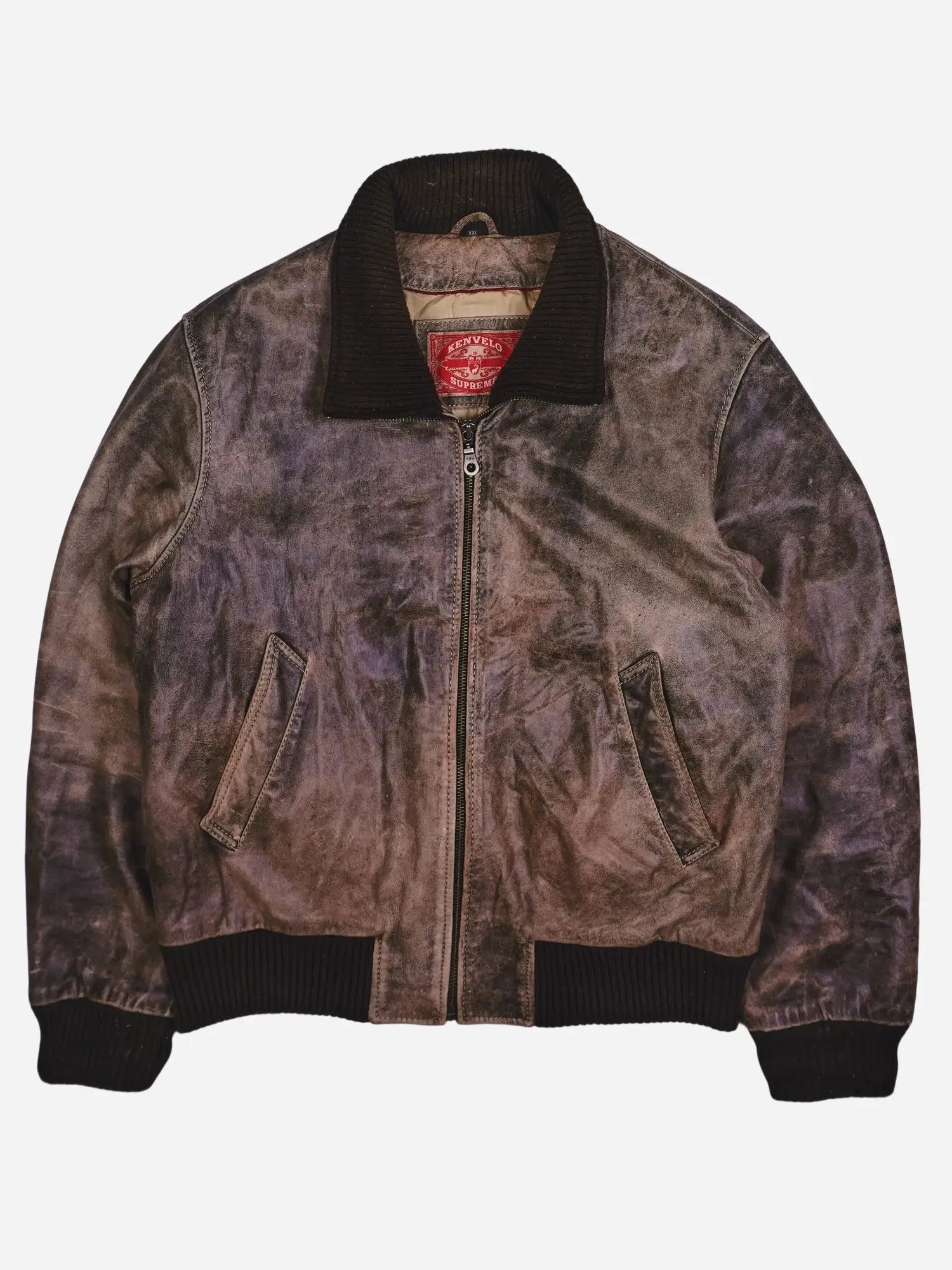 Vintage Kenvelo Supreme Lederjacke (L)