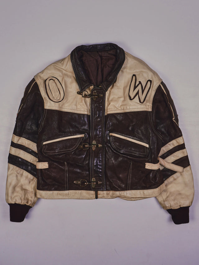 VIntage One Way Biker Lederjacke (XS)