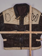 VIntage One Way Biker Lederjacke (XS)