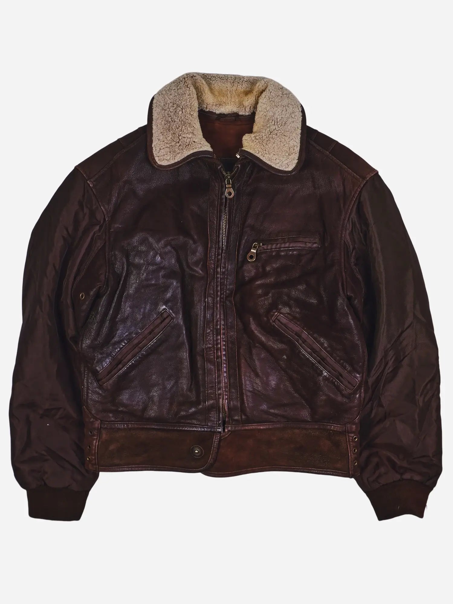 Vintage Zaffers Biker Lederjacke (S)