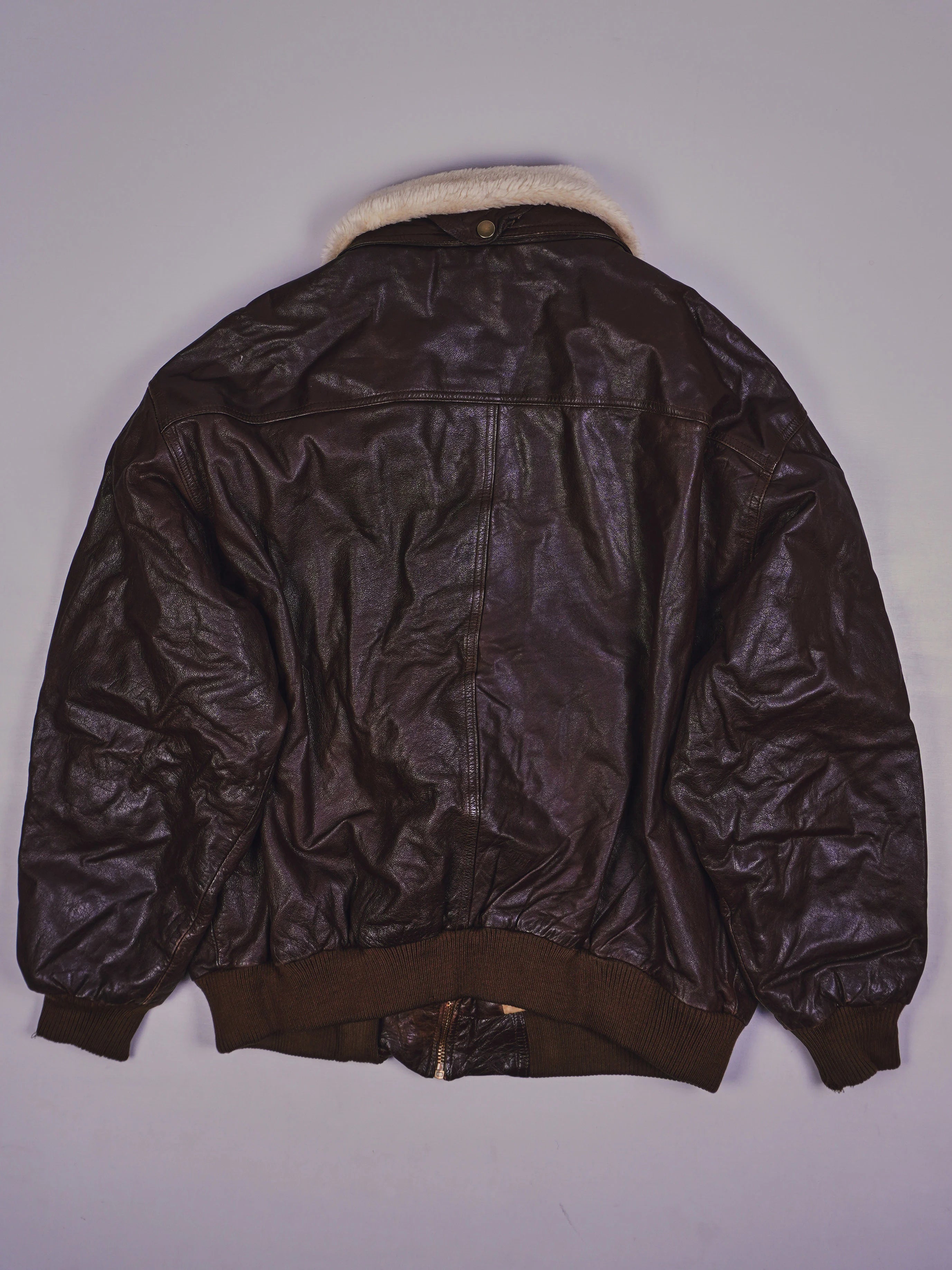 Vintage SF Original Biker Lederjacke (M)